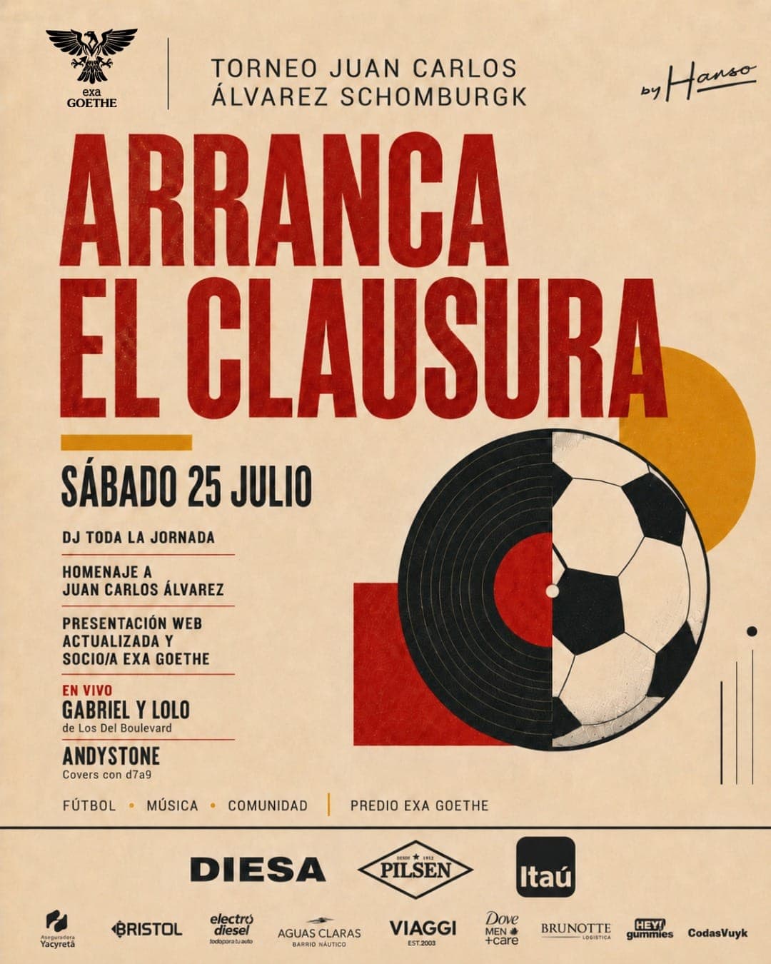 Arrancó el Torneo Clausura 2026 con DJ, Conciertos y mucho más